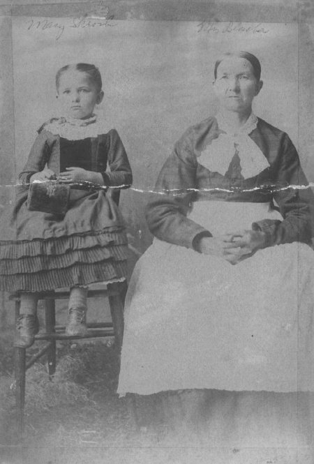 Mary
                    Skroch and her Grandmother Anna (Neva) Skroch