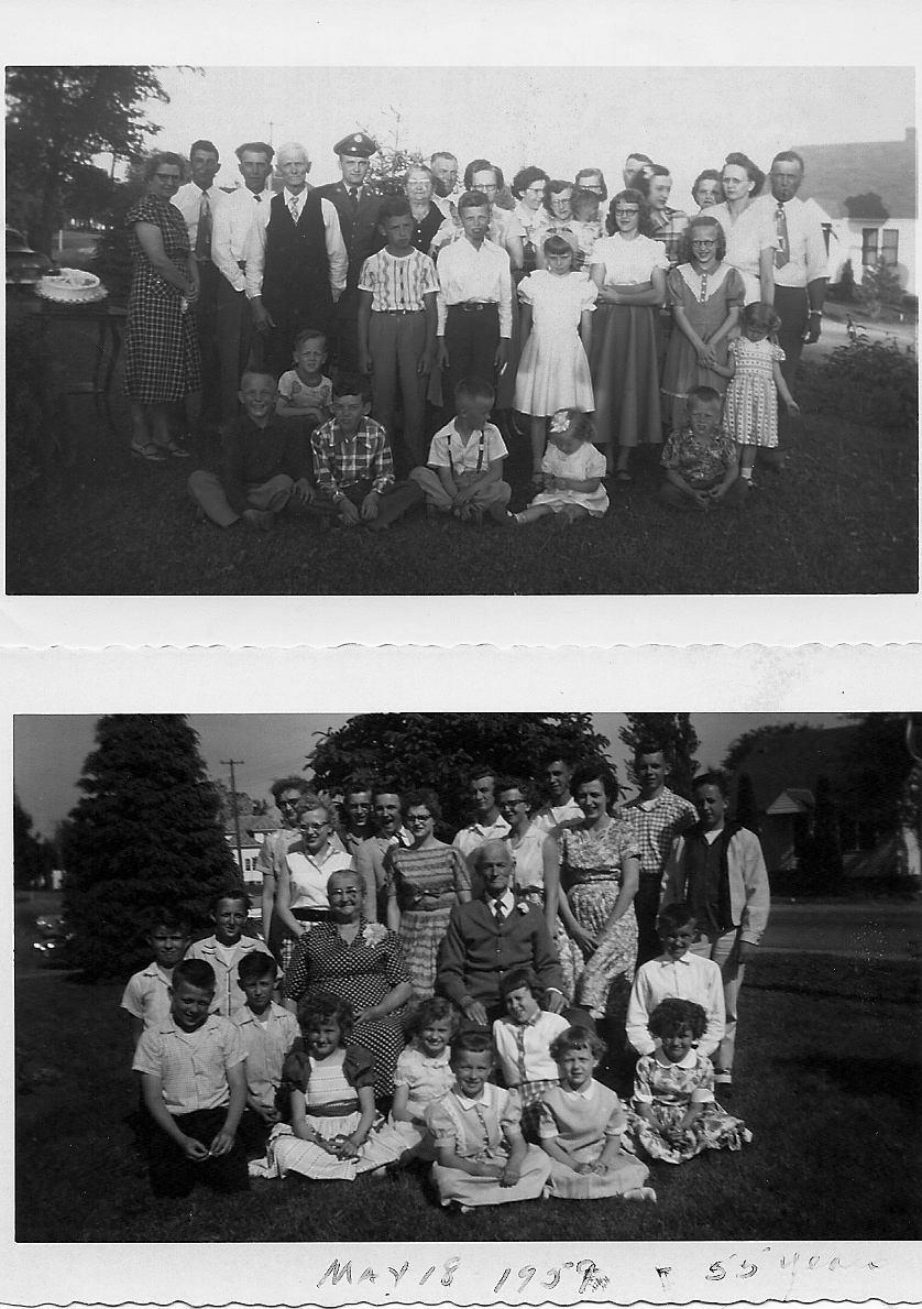 Urban Skroch and Mary Skroch
                              grandchildren 1959.jpg