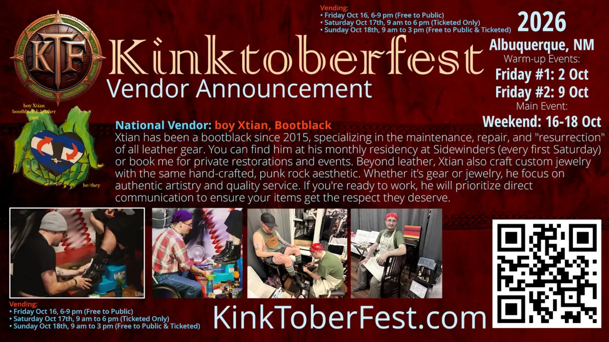 Kintoberfest 2026 Vendor Announcement - boy Xitan