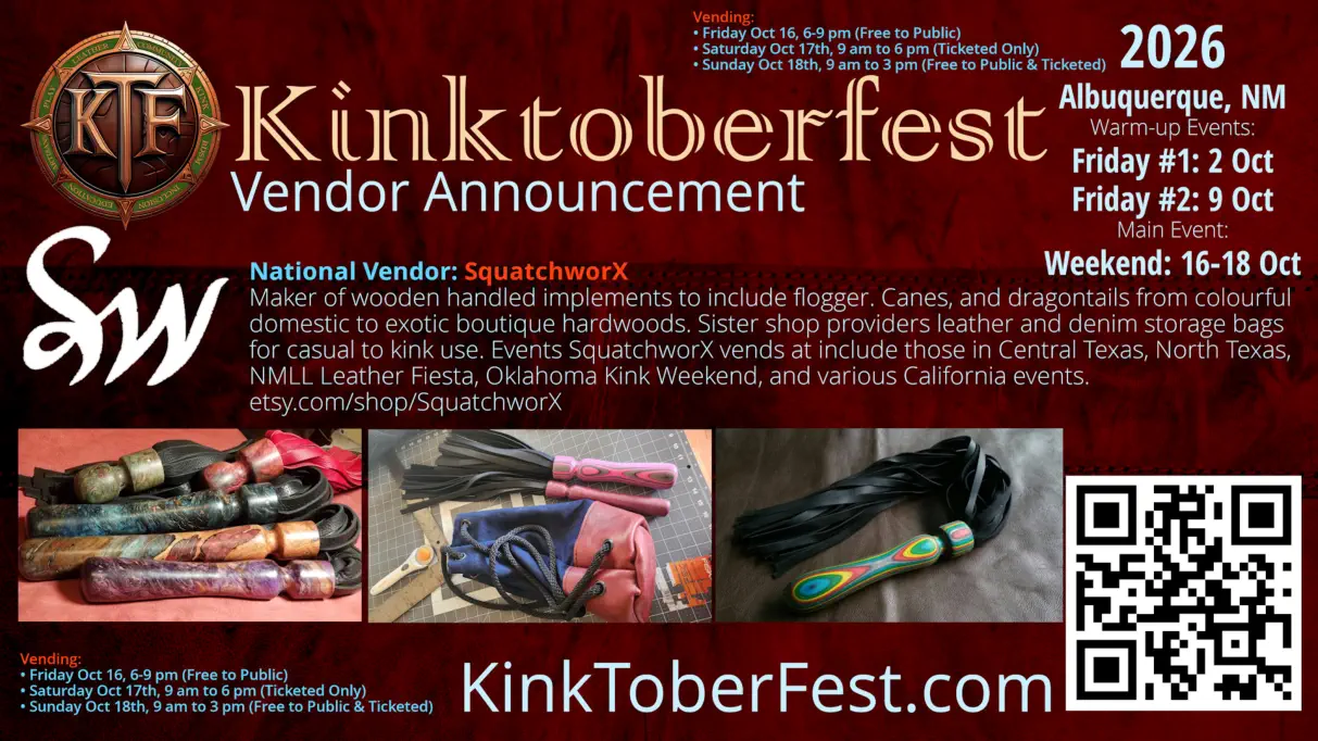 Kintoberfest 2026 Vendor Announcement - SquatchWorX